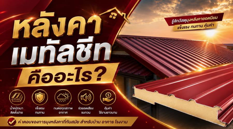 หลังคาเมทัลชีท คืออะไร