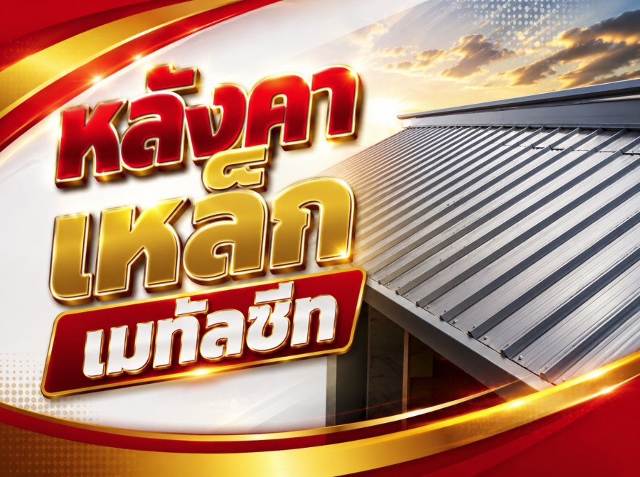 หลังคาเหล็กเมทัลชีท อุดรธานี