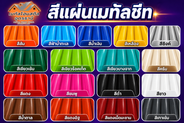 หลังคา เมทัลชีท - วิดีโองานผลิต อุดรธานี